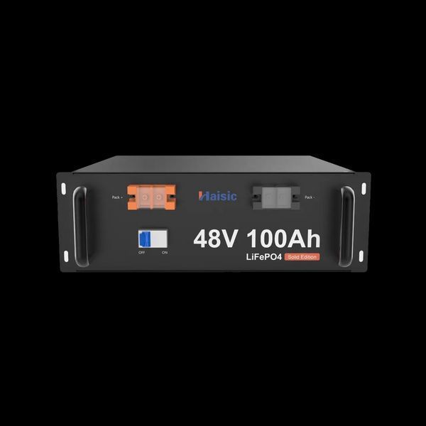 Аккумулятор Haisic LiFePO4 48V/100AH, 4800W*h, 100А (литий-железо-фосфатный аккумулятор для ИБП (UPS)) HC48100 фото
