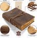 Кожаный винтажный блокнот Moonster (ручная работа+натуральная кожа) X001LLLACR фото 9