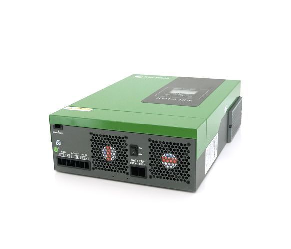 Гибридный автономний інвертор WHC SOLAR HVM-6.2KW, 6200W, 48V, струм заряду 0-120A, 60-500V, MPPT (120А, 500 Vdc) HVM-6.2KW фото
