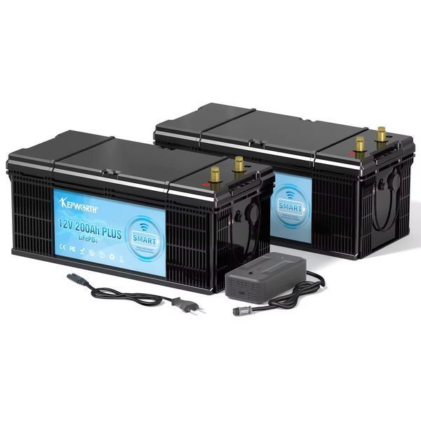 Аккумулятор Kepworth LiFePO4 с Bluetooth 12V/200AH (2560W*h) (литий-железо-фосфатный аккумулятор для ИБП) KW-12-200-BT фото